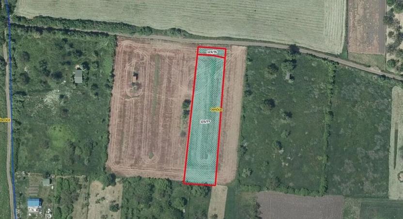 Prodej zahrady, Jenčice, 1846 m2