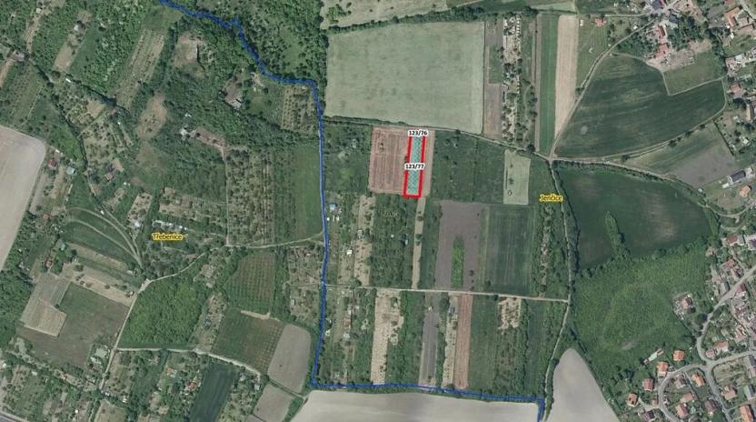 Prodej zahrady, Jenčice, 1846 m2