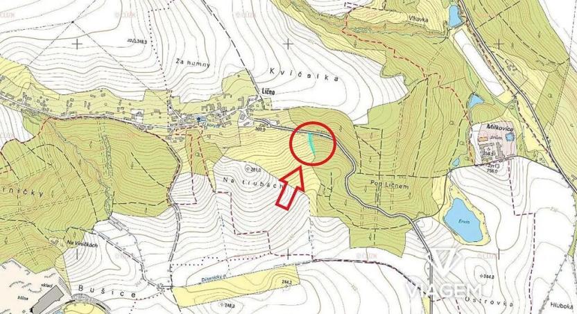 Prodej podílu lesa, Bačalky, 626 m2