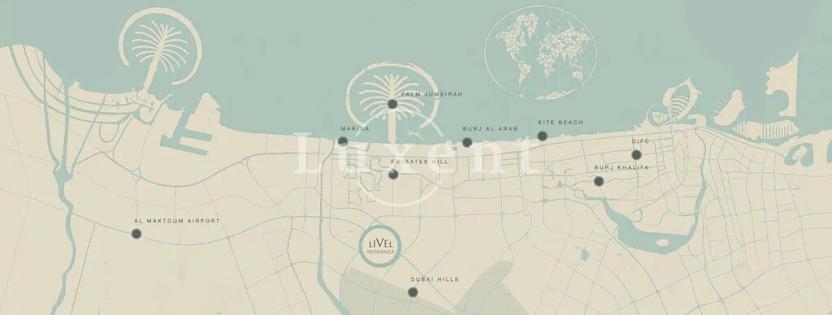 Prodej bytu 1+kk, Dubaj, Spojené arabské emiráty, 45 m2