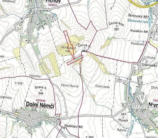 Prodej podílu lesa, Vlčnov, 1782 m2