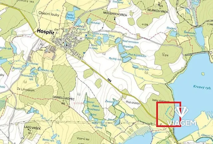 Prodej podílu lesa, Člunek, 899 m2