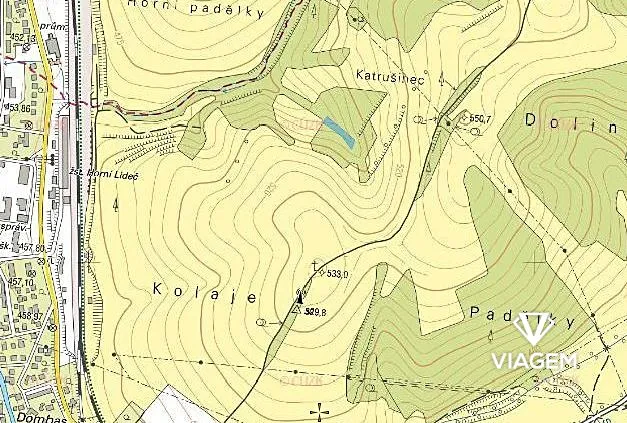 Prodej podílu lesa, Horní Lideč, 662 m2