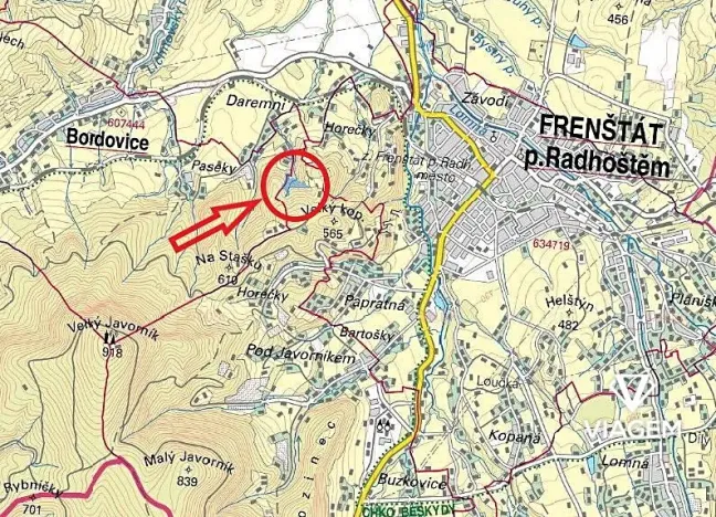 Prodej podílu lesa, Trojanovice, 18123 m2