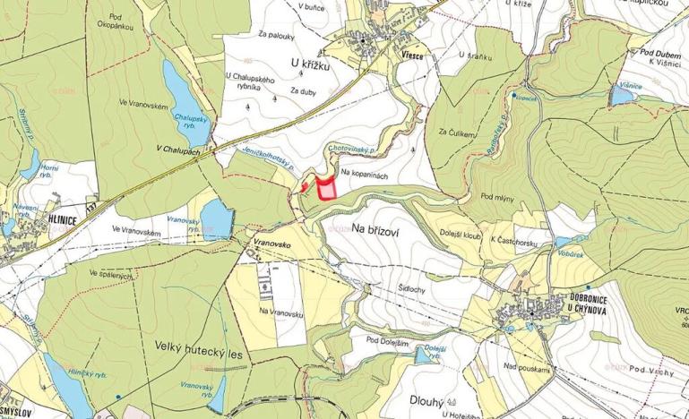 Prodej pole, Chýnov, 16897 m2