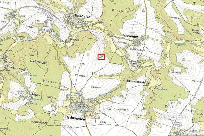 Prodej podílu lesa, Radošovice, 683 m2