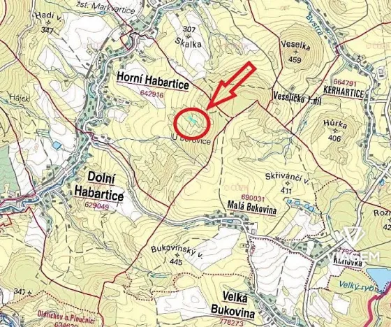 Prodej podílu lesa, Horní Habartice, 2694 m2