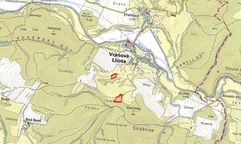 Prodej louky, Vranová Lhota, 20714 m2