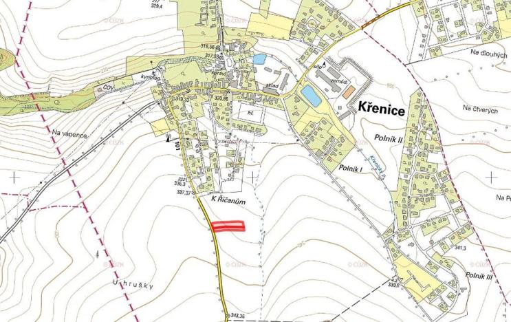 Prodej pole, Křenice, 4670 m2