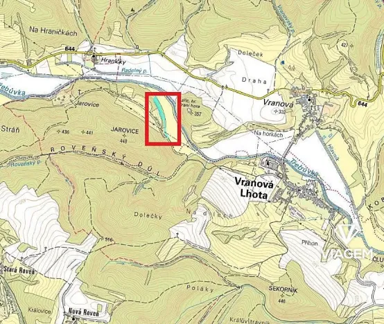 Prodej podílu lesa, Vranová Lhota, 4729 m2