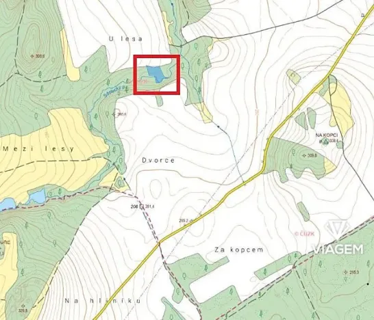 Prodej podílu lesa, Hlinka, 3418 m2