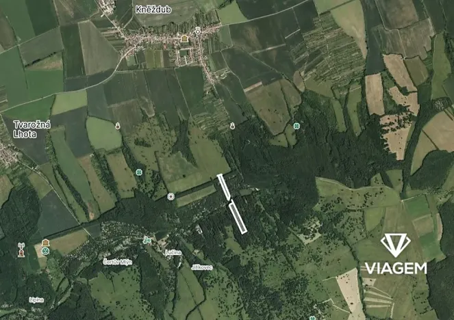 Prodej podílu lesa, Kněždub, 3060 m2