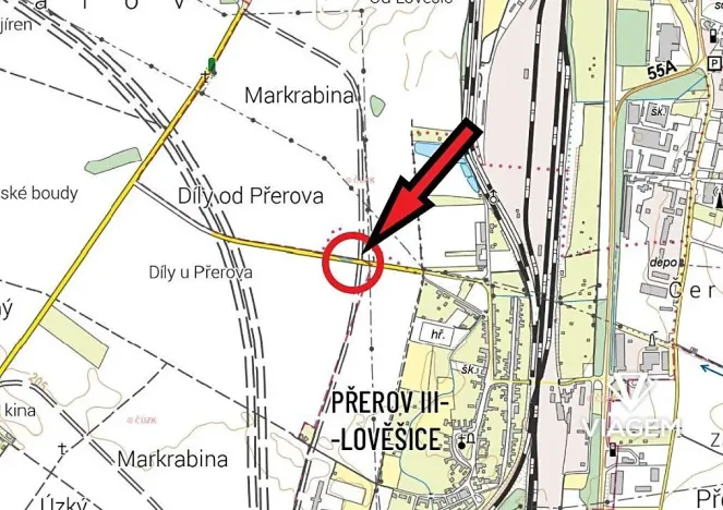Prodej podílu pole, Bochoř, 438 m2