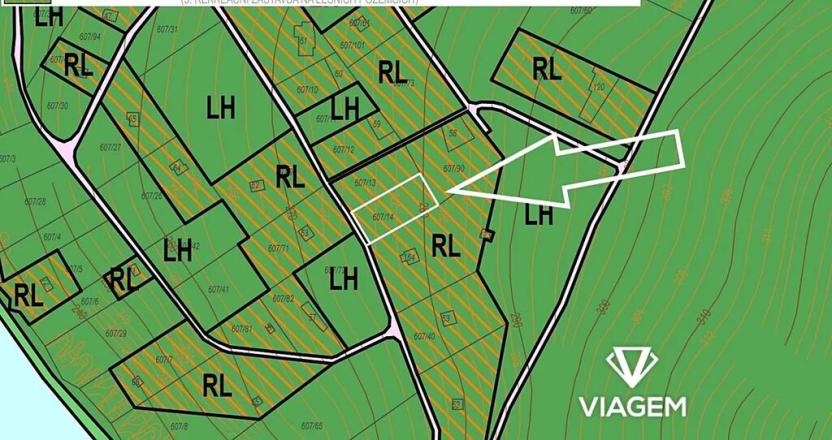 Prodej podílu zahrady, Krňany, 446 m2