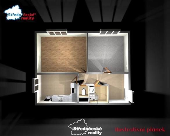 Pronájem bytu 2+1, Praha - Krč, Herálecká II, 54 m2