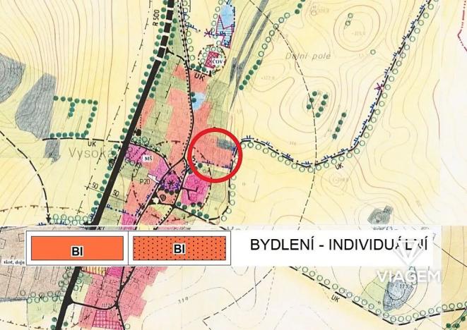 Prodej podílu zahrady, Vysoká, 1020 m2