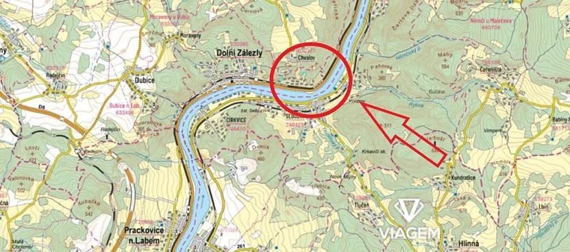 Prodej zahrady, Dolní Zálezly, 2293 m2