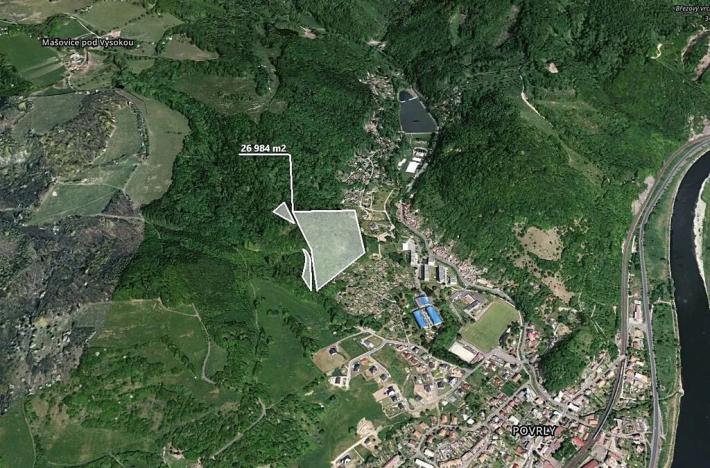 Prodej lesa, Povrly, 26984 m2