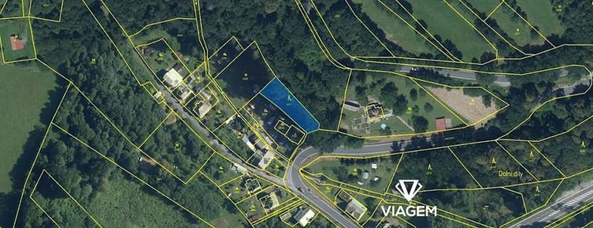 Prodej podílu lesa, Mikulovice, 437 m2