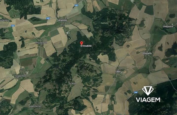 Prodej lesa, Hradiště, 3924 m2