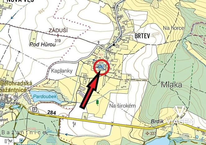 Prodej podílu zahrady, Lázně Bělohrad, 322 m2