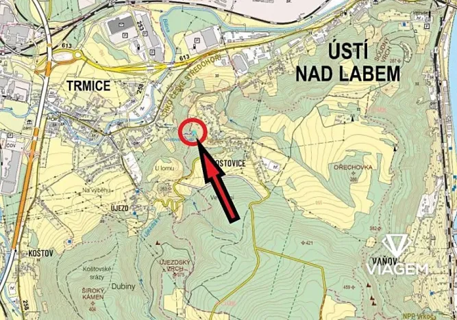Prodej pozemku pro bydlení, Ústí nad Labem, 962 m2