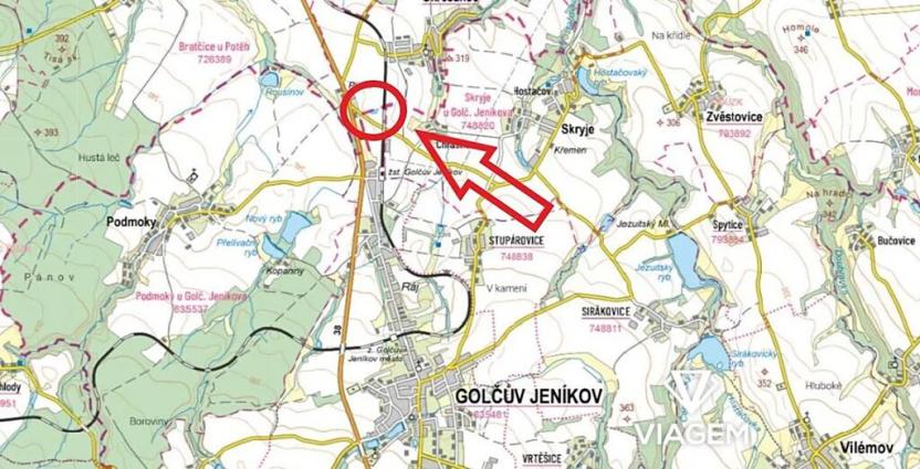 Prodej podílu pole, Golčův Jeníkov, 1147 m2