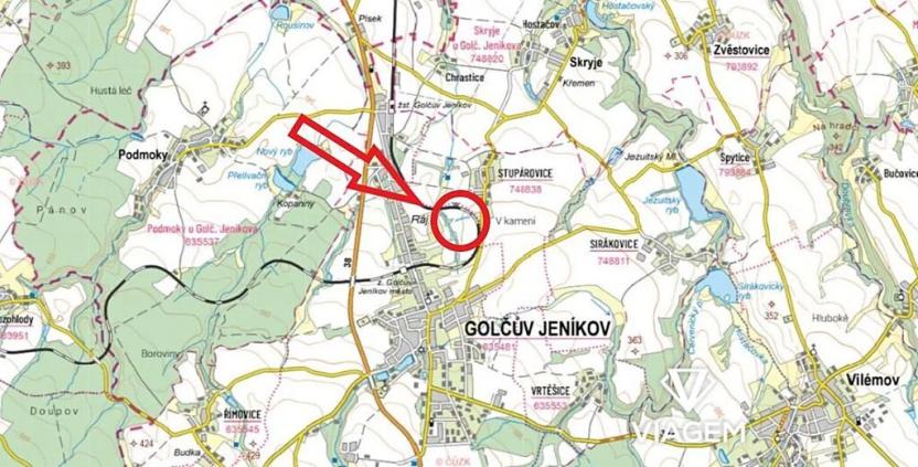 Prodej podílu pole, Golčův Jeníkov, 1265 m2