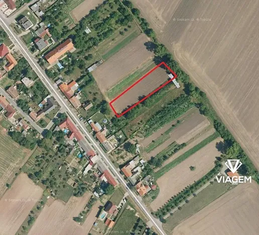 Prodej podílu zahrady, Břežany, 1310 m2