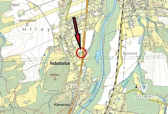 Prodej zahrady, Baška, 1664 m2