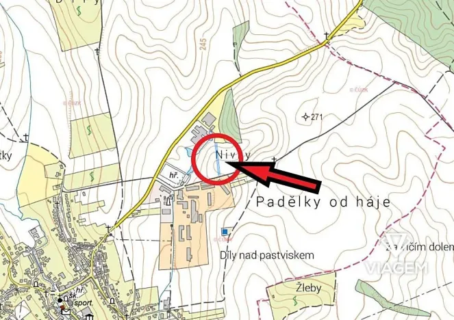 Prodej podílu pole, Tupesy, 445 m2