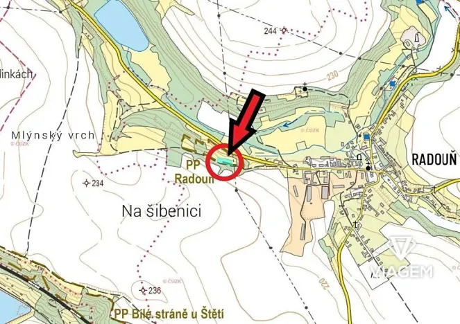 Prodej podílu pole, Štětí, 917 m2