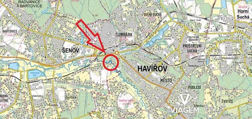 Prodej podílu zahrady, Šenov, 1841 m2