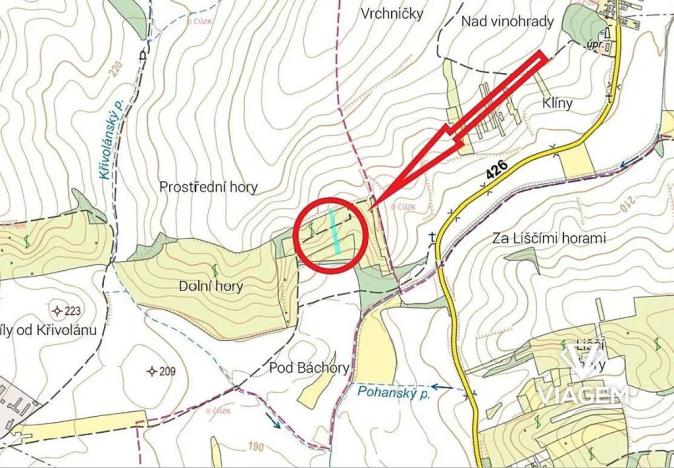 Prodej zahrady, Vracov, 2197 m2