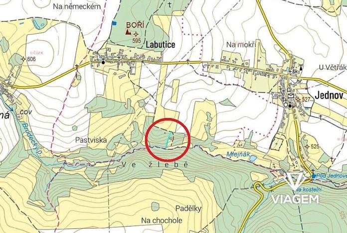 Prodej zahrady, Suchdol, 1141 m2