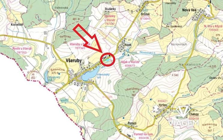 Prodej podílu pole, Všeruby, 5886 m2