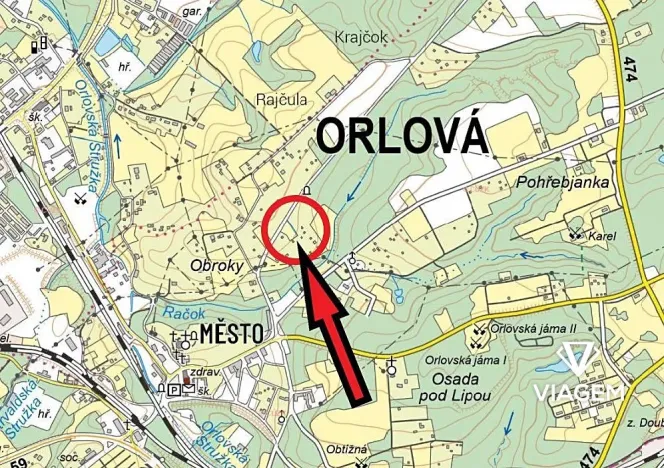Prodej pole, Orlová, 223 m2