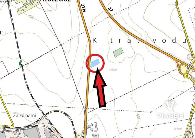 Prodej podílu pole, Chrudim, 188 m2