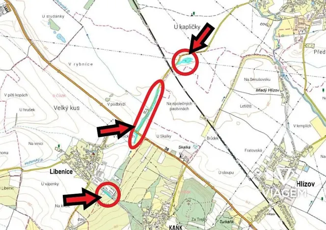 Prodej podílu pole, Libenice, 1724 m2