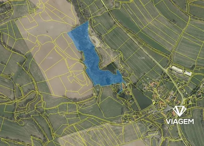 Prodej podílu pole, Vlksice, 1329 m2