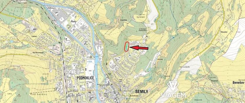 Prodej lesa, Semily, 1467 m2