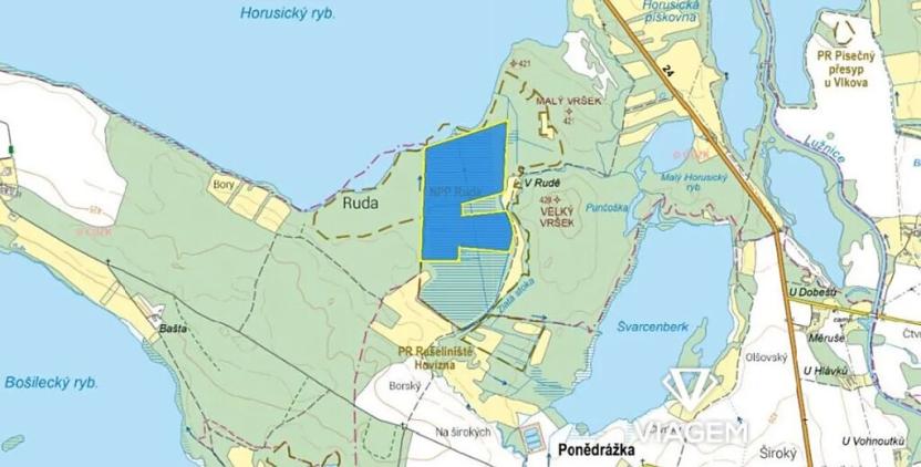Prodej podílu pole, Veselí nad Lužnicí, 46799 m2