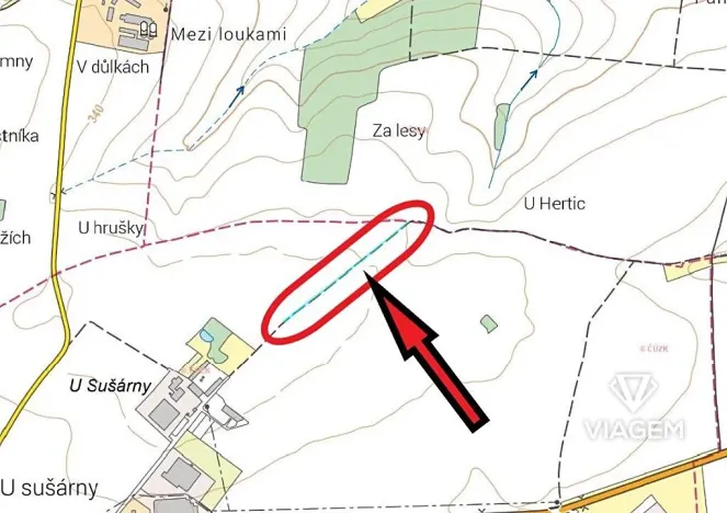 Prodej podílu pole, Dolní Životice, 315 m2