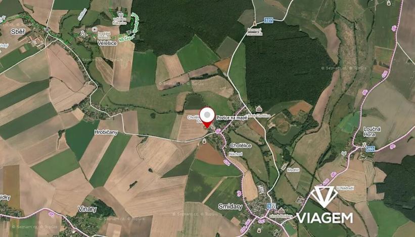 Prodej podílu komerčního pozemku, Smidary, 1053 m2