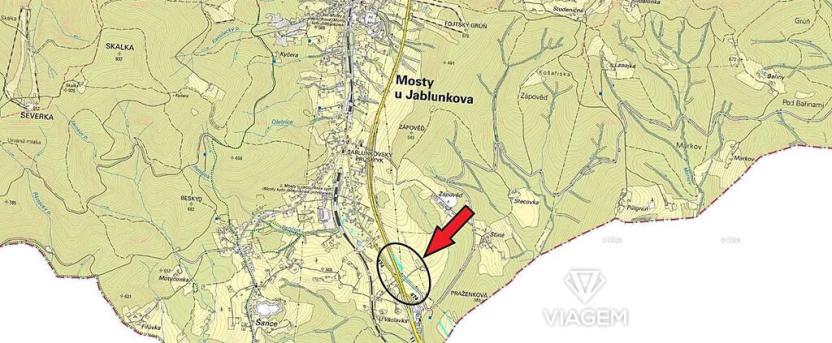 Prodej podílu pole, Mosty u Jablunkova, 942 m2