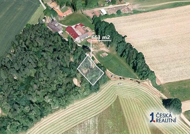 Prodej podílu zahrady, Červená Řečice, 221 m2