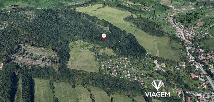 Prodej podílu lesa, Vsetín, Dolní Jasenka, 1671 m2