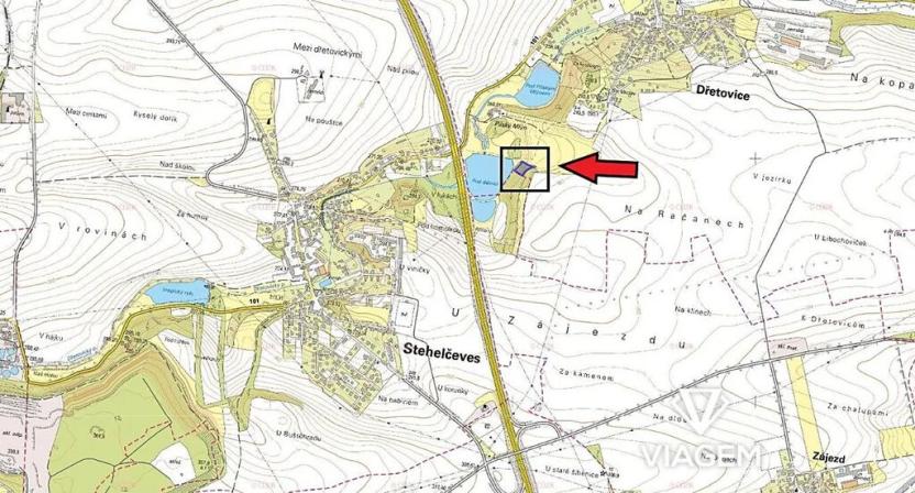 Prodej podílu pozemku, Dřetovice, 520 m2