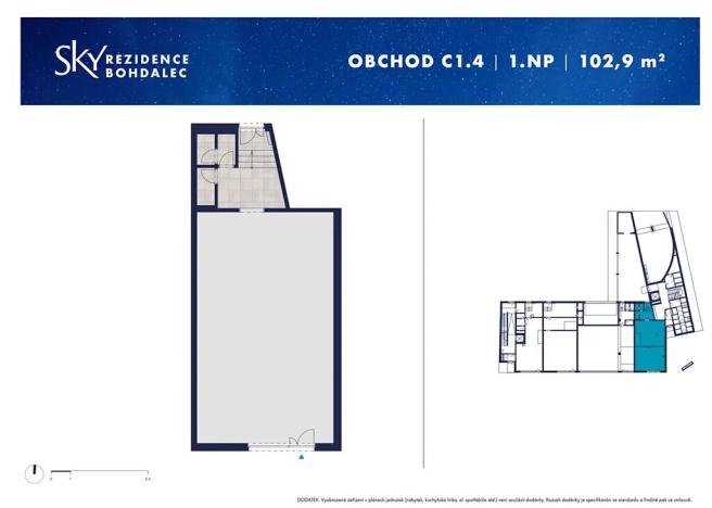 Pronájem obchodního prostoru, Praha - Michle, U plynárny, 104 m2