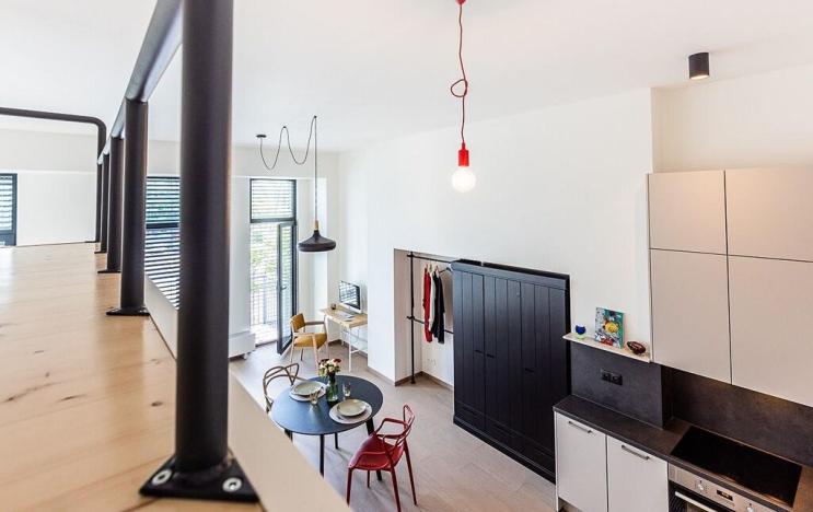 Pronájem bytu 1+kk, Praha - Holešovice, V háji, 53 m2
